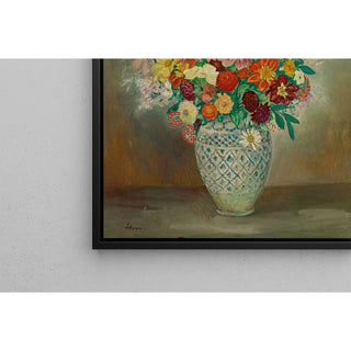 Reproduction Composition Florale Aux Dahlias - Henri Lebasque