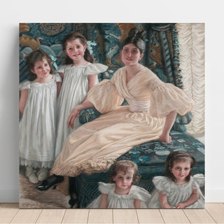 Reproduction Comtesse d'Yanville et ses quatre enfants - James Tissot