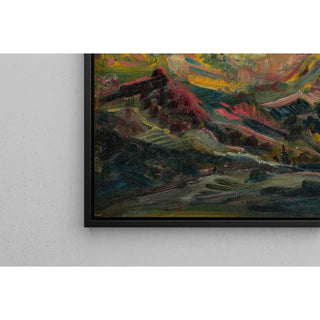 Reproduction Coucher de soleil dans les montagnes - Arnold Peter Weisz-Kubincan