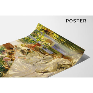 Reproduction Cousant la voile - Joaquín Sorolla