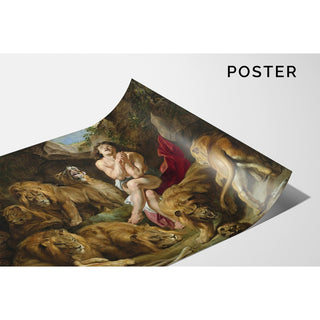 Reproduction Daniel dans la fosse aux lions - Peter Paul Rubens