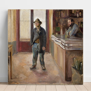 Reproduction Dans la taverne - Edvard Munch