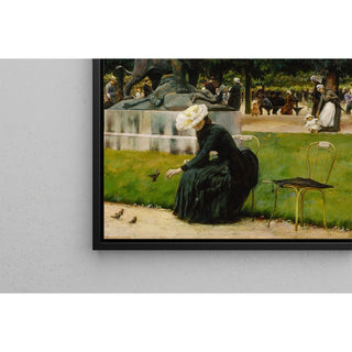 Reproduction Dans le Jardin du Luxembourg - Charles Courtney Curran