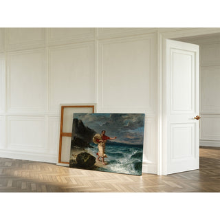Reproduction Démosthène au bord de la mer - Eugène Delacroix