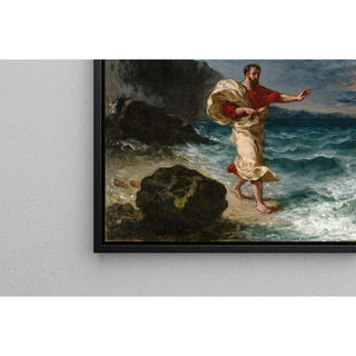 Reproduction Démosthène au bord de la mer - Eugène Delacroix