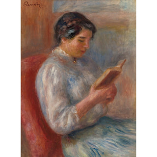 Reproduction Femme Lisant - Pierre-Auguste Renoir