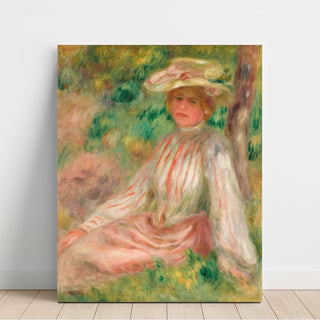 Reproduction Femme au Jardin - Pierre-Auguste Renoir
