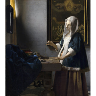 Reproduction Femme tenant une balance - Johannes Vermeer