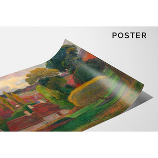 Reproduction Ferme en Bretagne de Paul Gauguin