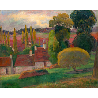 Reproduction Ferme en Bretagne de Paul Gauguin