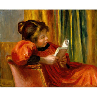 Reproduction Fille qui lit - Pierre-Auguste Renoir