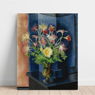Reproduction Fougères et Gerberas - Moïse Kisling