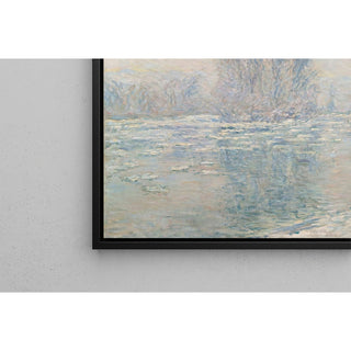 Reproduction Glaçons, Effet Blanc - Claude Monet