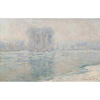 Reproduction Glaçons, Effet Blanc - Claude Monet