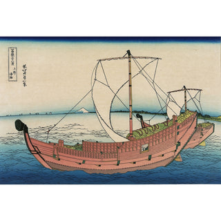 Reproduction Kazusa no Kairo - Katsushika Hokusai