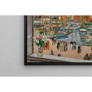 Reproduction L’Île d’Yeu, fenêtre ouverte sur le port - Henri Lebasque