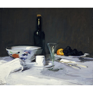 Reproduction La Bouteille noire - Samuel John Peploe