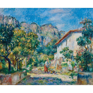 Reproduction La Ferme de Magnanosc ou La Villa Raynaud, Grasse - Pierre-Auguste Renoir