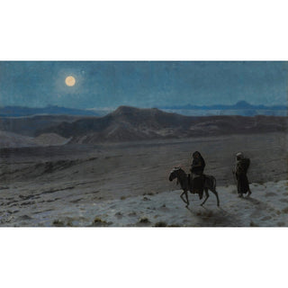 Reproduction La Fuite en Égypte Nuit - Jean-Léon Gérôme