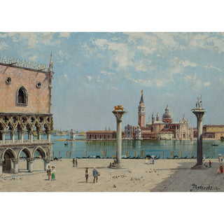 Reproduction La Place Saint-Marc - Antonietta Brandeis
