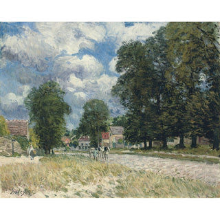 Reproduction La Route de Marly-le-Roi - Alfred Sisley