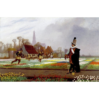 Reproduction La folie des tulipes - Jean-Léon Gérôme