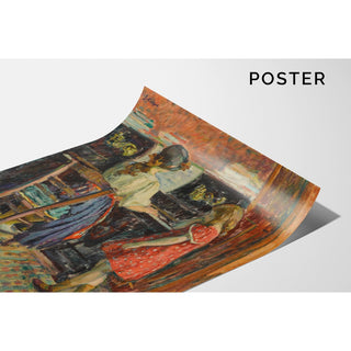Reproduction La leçon de piano Marthe et Nono - Henri Lebasque