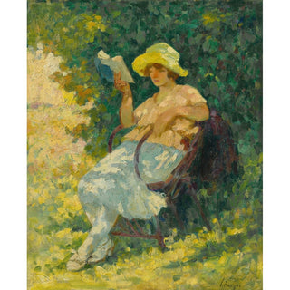 Reproduction La lecture au jardin - Henri Lebasque