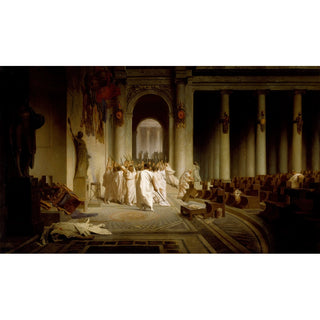 Reproduction La mort de César - Jean-Léon Gérôme
