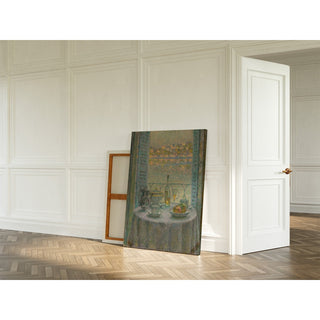 Reproduction La table ronde - Henri Le Sidaner