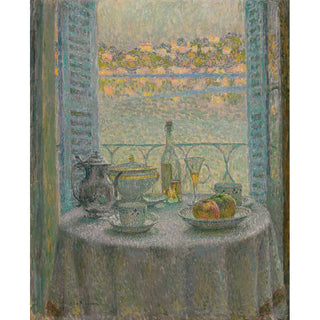 Reproduction La table ronde - Henri Le Sidaner