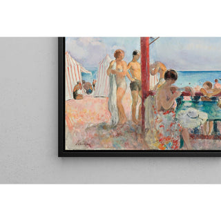 Reproduction Le Bar sur la Plage - Henri Lebasque