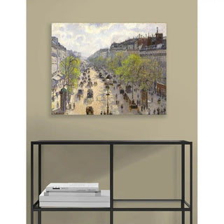 Reproduction Le Boulevard de Montmartre, Matinée de Printemps - Camille Pissarro