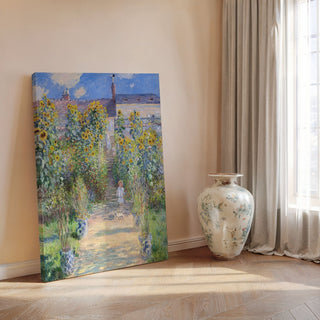 Reproduction Le Jardin de Monet à Vétheuil - Claude Monet
