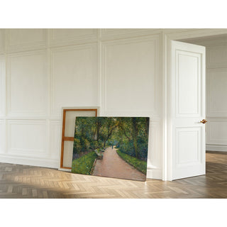 Reproduction Le Parc Monceau - Gustave Caillebotte