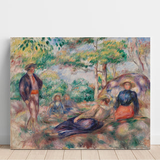 Reproduction Le Repos sur l'herbe - Pierre-Auguste Renoir