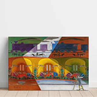 Reproduction Le Transsibérien Express - Nils Dardel