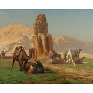 Reproduction Le colosse de Memnon - Jean-Léon Gérôme