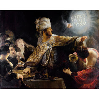 Reproduction Le festin de Belshazzar - Rembrandt van Rijn