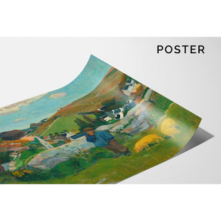 Reproduction Le gardien de porcs de Paul Gauguin