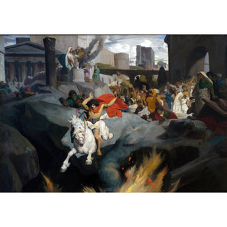 Reproduction Le saut de Marcus Curtius - Jean-Léon Gérôme