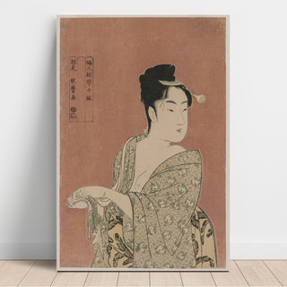 Reproduction Le type à la mode de la série Dix types dans la physiognomie des femmes - Kitagawa Utamaro