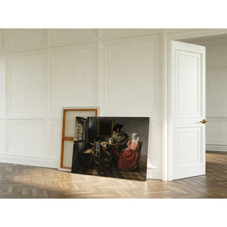 Reproduction Le verre de vin - Johannes Vermeer