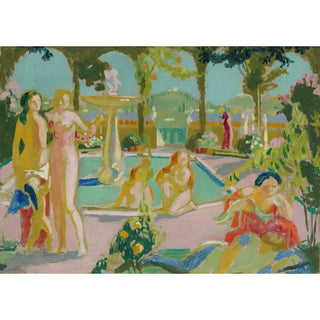 Reproduction Les Jardins d'Armide, Esquisse - Maurice Denis
