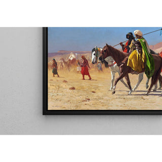 Reproduction Les cavaliers traversent le désert - Jean-Léon Gérôme