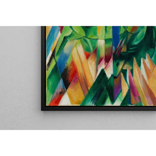 Reproduction Les petites chèvres de montagne - Franz Marc