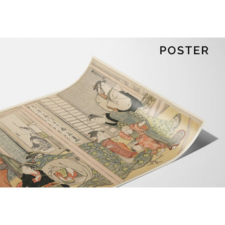 Reproduction Les plaisirs élégants des quatre saisons - Kitagawa Utamaro