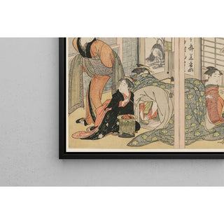Reproduction Les plaisirs élégants des quatre saisons - Kitagawa Utamaro