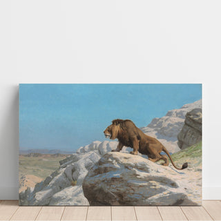 Reproduction Lion à l'affût - Jean-Léon Gérôme