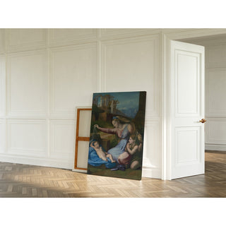 Reproduction Madone au diadème bleu - Raphael